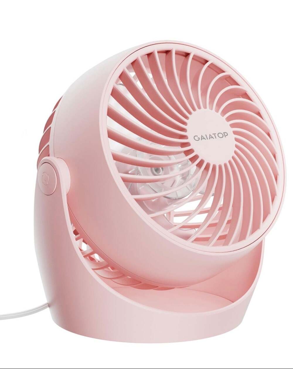 Gaiatop AF-01 Portable 5-Inch Desk Air Circulator Fan - Pink
